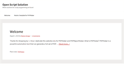 Desktop Screenshot of openscriptsolution.com