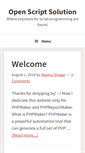 Mobile Screenshot of openscriptsolution.com